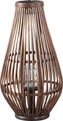 Produktbild von PTMD - Laterne Lysia - Braun - 25x25x48cm