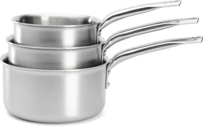 Image de Série de 3 casseroles inox 16/18/20cm - De Buyer - 3601.03 - alchimy