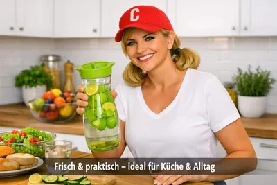 Produktbild von Sommer‑AKTION Karaffe + Geschenkdose + Dauereiswürfel“