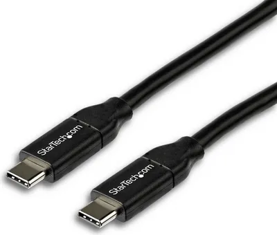Zdjęcie produktu dla StarTech.com USB2C5C2M, 2 m, USB C, USB C, USB 2.0, 0,48 Gbit/s, Czarny