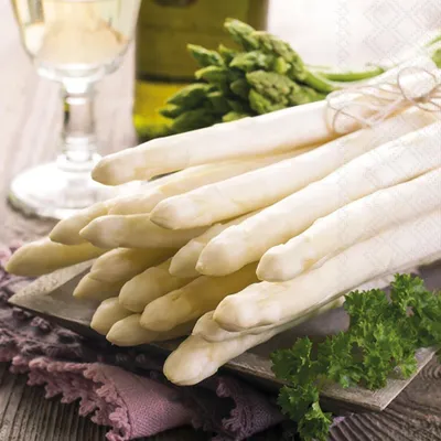 Produktbild von Servietten 33x33 cm - Asparagus Mix