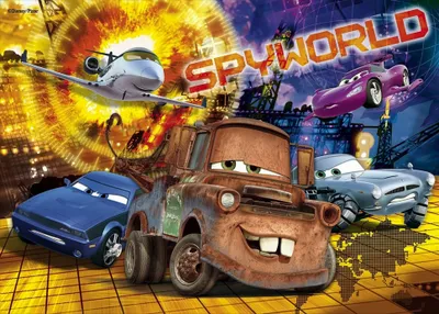 Produktbild von Clementoni - Supercolor Puzzle, 60 Teile - Cars: Spyworld