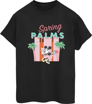 Produktbild von Disney - "Spring Palms" T-Shirt für Damen BI38450 (3XL) (Schwarz)
