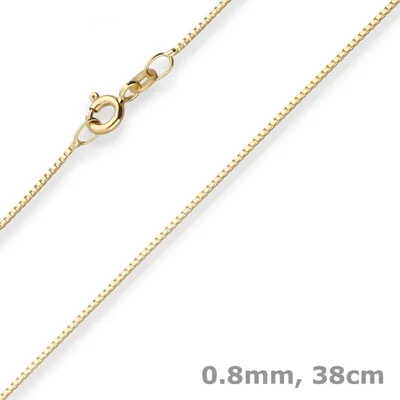 0-8mm-Veneziakette-aus-333-Gelbgold-38cm