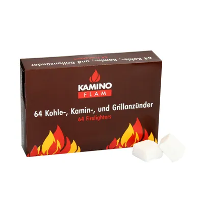 Produktbild von Kohleanzünder 64 Stück weiß