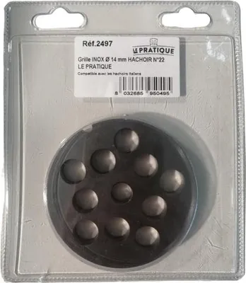 Produktbild von Edelstahlgitter ø 14 mm Universal Hackmesser Nr. 22 - Das Praktische