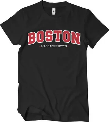 Obrázek produktu pro Tričko Boston - Massachusetts - velké - černé