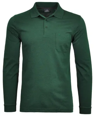 Ragman H-Polo 1/1 Arm Polo LA uni Soft-Knit in grün