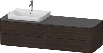 Produktbild von DURAVIT HP4973L69690010 WTU HappyD2+ wandh.,408x1600x550mm