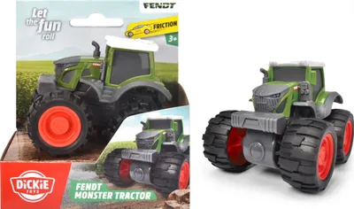 Produktbild von Dickie Toys Fendt, Traktor, 3 Jahr(e), Kunststoff, Schwarz, Grün, Grau, Weiß