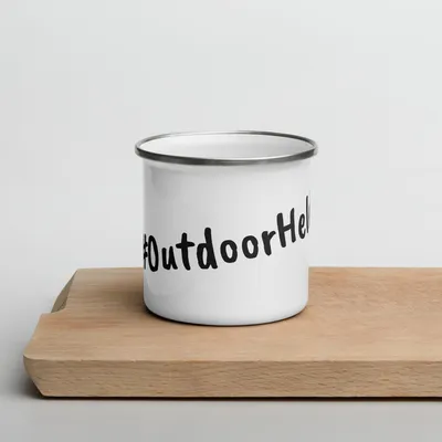Produktbild von MORGNTAU #OutdoorHeld Emaille Becher