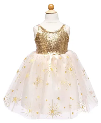 Produktbild von Glitzerndes Pailettenkleid Gold – Funkelnder Auftritt für Kinder (3–4 Jahre)