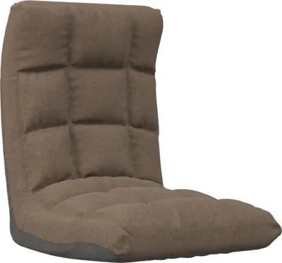 Obrázek produktu pro vidaXL Podlahová židle skládací Taupe Fabric