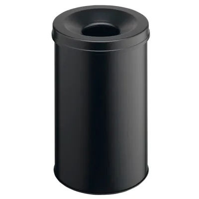 Productafbeelding van DURABLE Prullenbak SAFE, rond, 30 liter, zwart