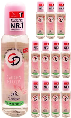 Produktbild von 12x CD Deodorant SEIDENBLÜTE 75ml | zart-floraler Duft im Pump-Spray Zerstäuber
