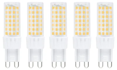 Produktbild von Modee G9 LED-Kapsellampe 6W 600lm 2700K warmweiß 5 Stück