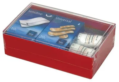 Productafbeelding van CARPOINT EHBO-set voor auto's, vrachtwagens en motorfietsen. Inclusief verbanddoos
