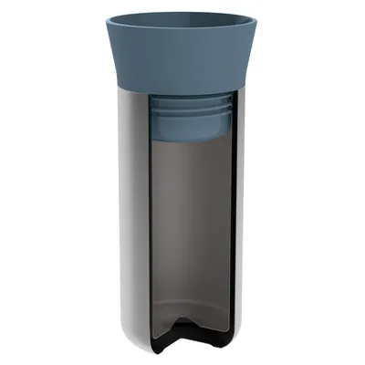Produktbild von BergHOFF Leo 3950146, 0,33 l, Blau, Edelstahl, Polypropylen (PP), Edelstahl, 8 cm, 80 mm, 80 mm