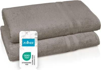 Produktbild von Saunatücher 2er Set, 70x180 cm, Baumwolle, 450g/qm, fango