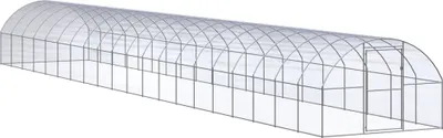 Obrázek produktu pro Venkovní klec pro kuřata 3 x 20 x 2 m pozinkovaná ocel