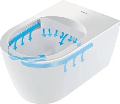 Productafbeelding van DURAVIT 45300900A1 ME wandtoilet, design van Starck, compact, randloos, 370x390mm, wit