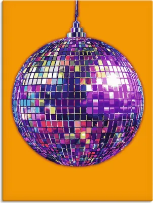 Produktbild von ARTland Leinwandbild Discokugel Größe: 30x40 cm