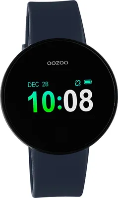 Produktbild von Oozoo Silikon Damen Uhr Multifunktion Armband dunkelblau Oozoo Smartwatches D2UOQ00208