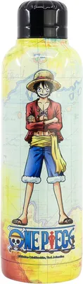 Produktbild von Edelstahl-Trinkflasche Ruffy aus One Piece