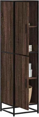 A tall, narrow cabinet with two doors.
