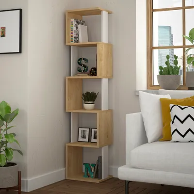 Produktbild von Houseland Piri Bücherregal Eiche natur/weiß