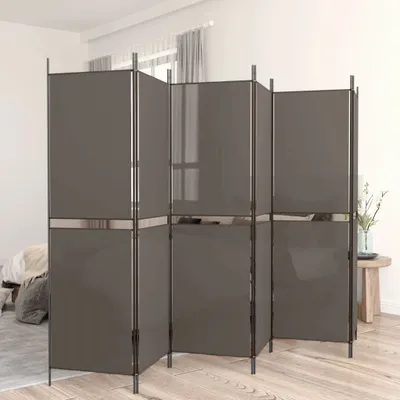 Produktbild von Möbel 6-tlg. Paravent Anthrazit 300x180 cm Stoff - Paravents 350224