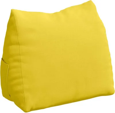 Produktbild von vidaXL Rückenkissen Helles Gelb 60 x 20 x 50 cm Stoff