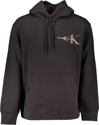 Produktbild von Stylishes Herren-Kapuzen-Sweatshirt in Schwarz mit Fronttasche