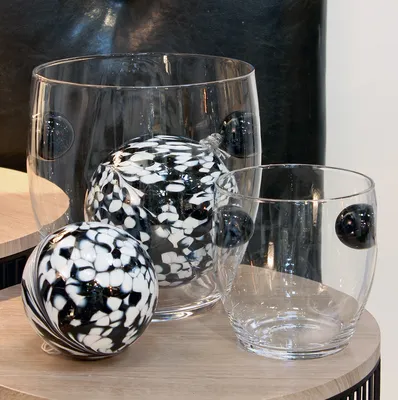 Immagine prodotto di GILDE Vase, Windlicht, "Kuno", Glas, klar, , H. 23 cm, D. 23 cm 27590