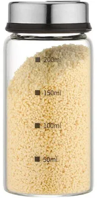 Pfeffer- und Salzstreuer, 200 ml, Glas, einstellbare Löcher