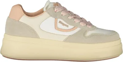 Produktbild von Damen-Sportschuh in Weiß mit Kontrastdetails und herausnehmbarem Fußbett
