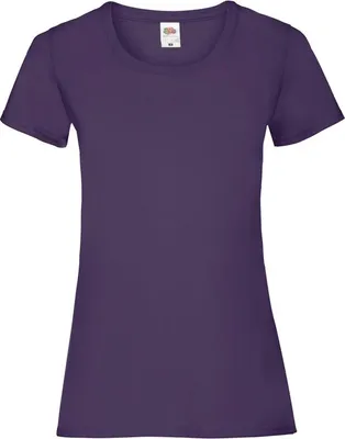 Produktbild von Damen-T-Shirt, Kurzarm - FOL VALUEWEIGHT T/W - purple - Größe L