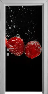 Produktbild von Tür Selbstklebende 90x210 cm Türfolie Türtapete Klebefolie - Früchte Spritzen
