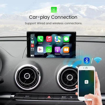 Produktbild von Auto-Bildschirm-Upgrade, kabelloses CarPlay, Android Auto-Kompatibilität, MIB
