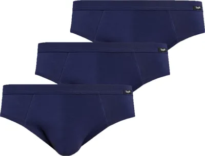 Obrázek produktu pro Teyli 3-pack: Bavlněné pánské slipy Toni Male 802-3 modrá XXL