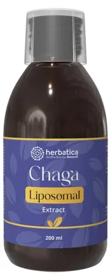 Obrázek produktu pro Lipozomální extrakt Čaga (40 % polysacharidů) - 200 ml - Herbatica