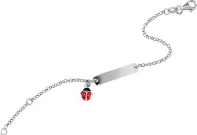 Produktbild von Scout Kinder ID-Armband Gravur Kinderarmband Marienkäfer Mädchen 260200100