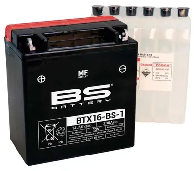 Immagine prodotto di Batteria AGM Bs Battery Btx16-bs-1 Trasparente  Trasparente Taglia unica