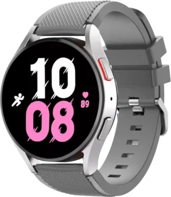 Produktbild von Strap-it Samsung Galaxy Watch 5 - 44mm Silikonarmband (Grau)