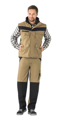 Produktbild von Planam Plaline Winterweste sand/schwarz M