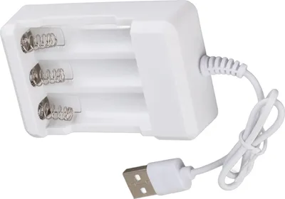 Obrázek produktu pro Nabíječka baterií,Nabíječka baterií USB,Nabíječka baterií se třemi sloty,Nabíječka baterií AA USB,Nabíječka baterií AAA USB