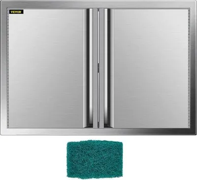 Produktbild von Famanu Schornsteintür 71 x 48 cm - Edelstahl Grilltür für die Außenküche