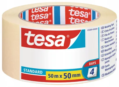 Produktbild von TESA Nastro in carta adesivo 50 mm x 50 m, Papier, Beige, 50 m, 50 mm, 1 Stück(e)
