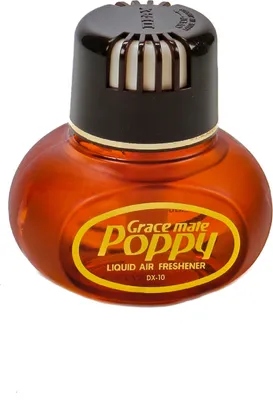 Obrázok produktu pre Originálny osviežovač vzduchu Poppy s lepiacou podložkou, obsah 150 ml, do domácnosti, nákladných áut, osobných áut, lodí, karavanov, kancelárií, vôňa vanilka