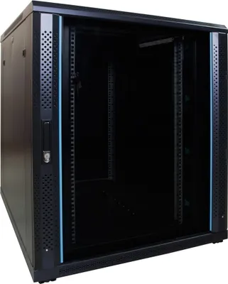 Produktbild von 18 HE 19” Serverschrank, mit Glastür (BxTxH) 800 x 1000 x 1000mm